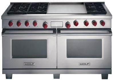 Wolf double oven range deals